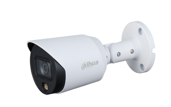 كاميرا داهوا خارجي ملون DH-HAC-HFW1509TN-LED HDCVI من نوع Bullet بدقة 5 ميجابكسل